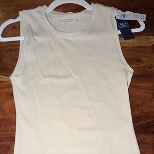 Abercrombie & Fitch cream bodysuit